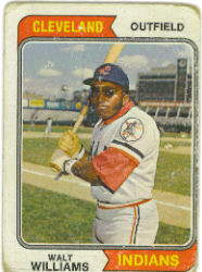 1974 Topps Baseball Cards      418     Walt Williams
